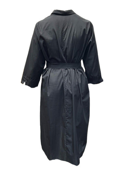 Marina Rinaldi Women's Black Duca Cotton Dress Size 20W/29 NWT