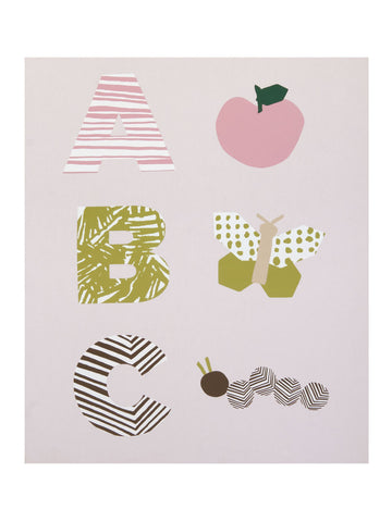 DWELL STUDIO by Graham & Brown ABC / 123 Petal Set Of 2 Wall Art $168 NWT
