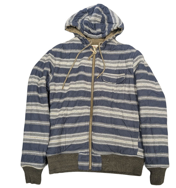 FAHERTY x STAG Men's Reversible Canvas Hoodie Size Small NWT