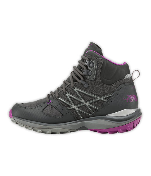 The North Face Women Shadow Grey/Purple Ultra Fastpack GTX Hiking Shoes Sz 5 NEW