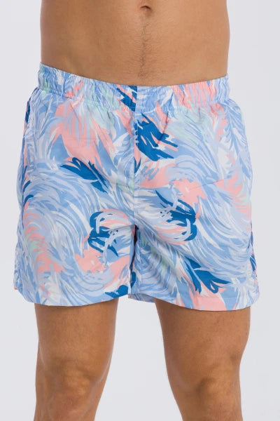 GANT Men's Mid Blue Wave Swim Shorts 921916012 Size Medium NWT