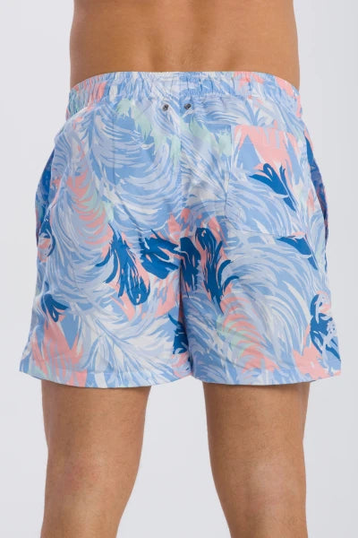 GANT Men's Mid Blue Wave Swim Shorts 921916012 Size Medium NWT