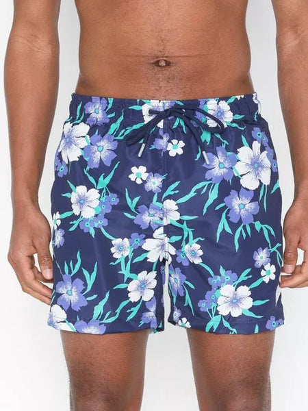 GANT Men's Persian Blue Floral Swim Shorts 921916009 Size M NWT
