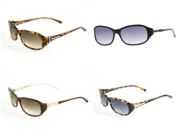 GUESS by Marciano Oval Sunglasses w/ Swarovski Crystal GM645 $198 NEW