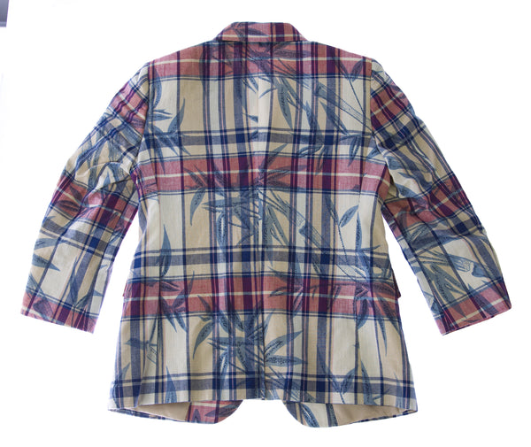 HICKEY FREEMAN Boy's Plaid Leaf Printed Blazer Y81502007 $350 NEW