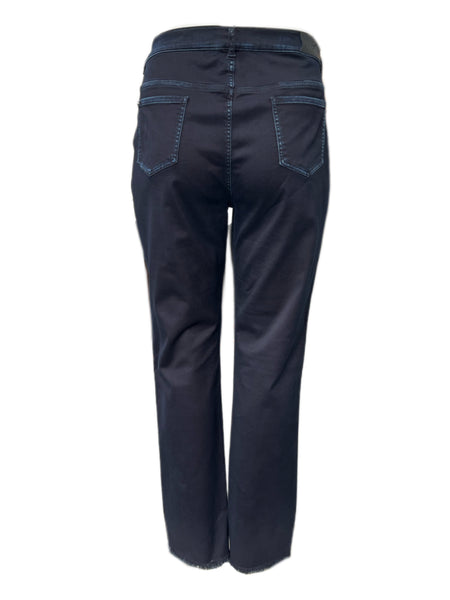 Marina Rinaldi Women's Navy Idillio Straight Jeans Size 22W/31 NWT