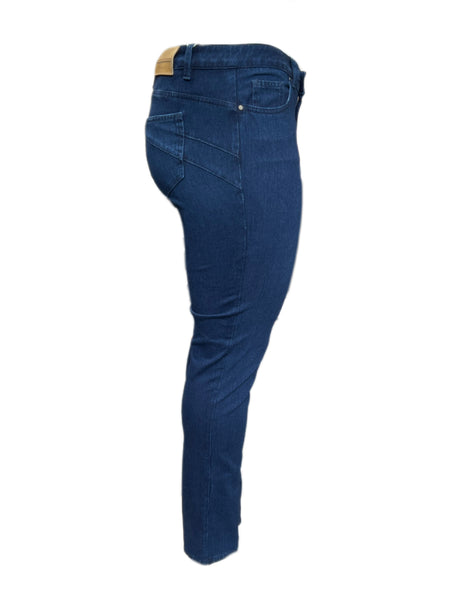 Marina Rinaldi Women's Indaco Idro Slimme Denim Pants NWT