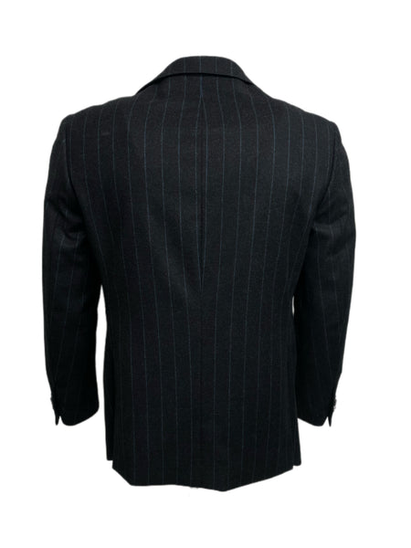 KRIZIA UOMO Navy Blue 2-Piece Wool Pinstripe Suit A5002 Sz IT 54 $657 NWT