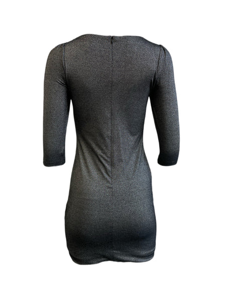 VON VONNI Women's Tropic Silver London Elbow Sleeve Dress $170 NEW