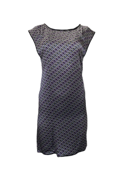 ANNE LEMAN Women's Peacock/Silver Eglantine Cocktail Dress SP91DR1 $468 NEW