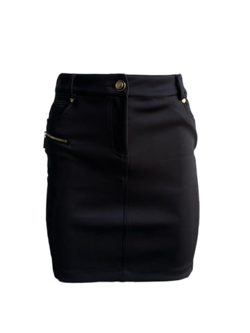 EIGHT SIN Women's Black Above Knee Stretch Skirt 8S27257GN $209 NEW