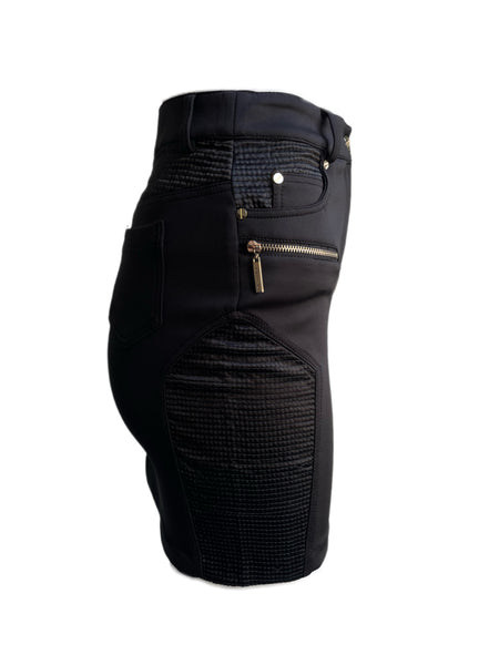 EIGHT SIN Women's Black Above Knee Stretch Skirt 8S27257GN $209 NEW