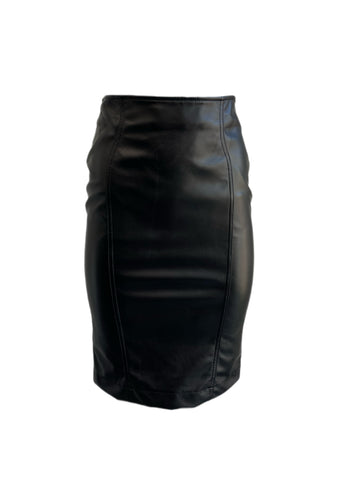 ANNA RACHELE Women's Straight Lined Skirt IT 46 Black