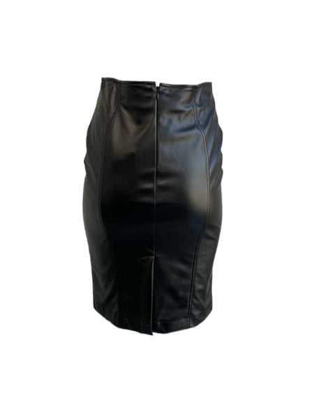 ANNA RACHELE Women's Straight Lined Skirt IT 46 Black