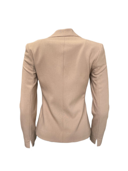 SEVENTY Women's Camel Beige Zip Up Blazer 7802200 IT Sz 42 $340 NEW