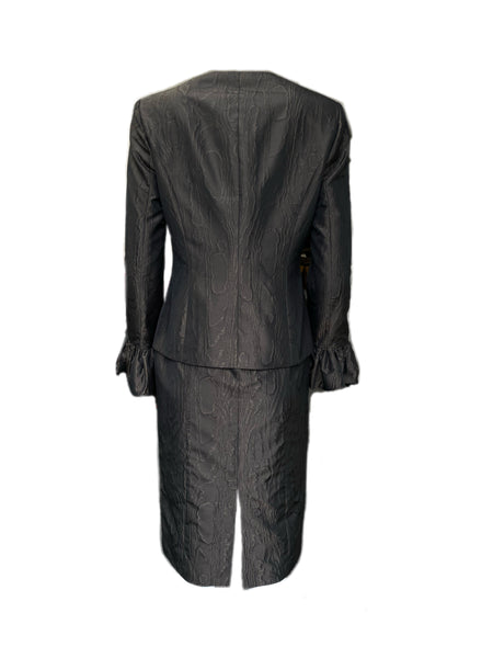 THANA Women's Bronze Adorned Three-Piece Dress Suit T870 IT Size 44 $1,430 NEW