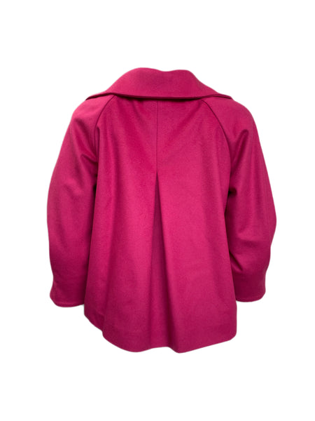 I'M ISOLA MARRAS Women's Fuschia Pink 3/4 Sleeve Jacket 00763 $397 NEW