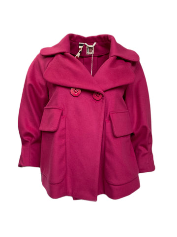 I'M ISOLA MARRAS Women's Fuschia Pink 3/4 Sleeve Jacket 00763 $397 NEW