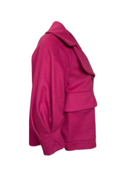 I'M ISOLA MARRAS Women's Fuschia Pink 3/4 Sleeve Jacket 00763 $397 NEW