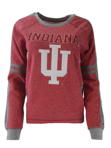 AMERICAN COLLEGIATE Women's Red Indiana Sweatshirt #W013IN1A NWT
