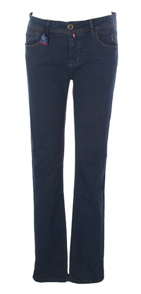 JAGGY Women's Navy Blue Denim Slim Fit Low Rise Anne Jeans 27 NWT