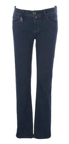 JAGGY Women's Navy Blue Denim Slim Fit Low Rise Anne Jeans 27 NWT
