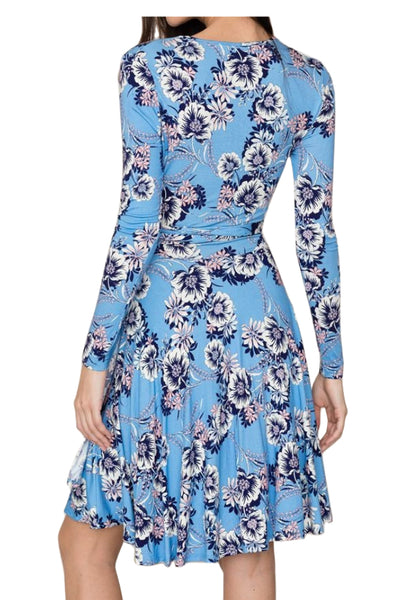 YUMI KIM Women's Folk Story Sky Blue Running In Circles Dress # JSD2407 NWT