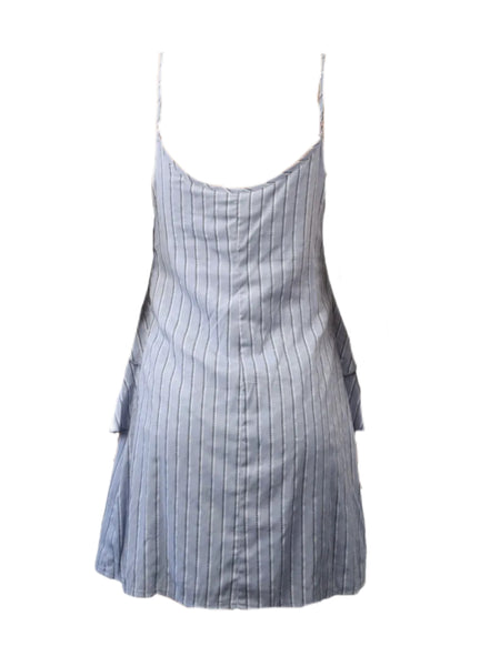 MADISON THE LABEL Women's Blue Sleeveless Layered Mini Dress #MS0239 X-Small NWT