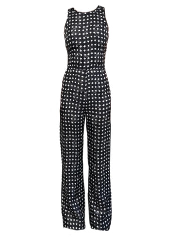 Max Mara Women's Black Lume Sleeveless Jumpsuit Size 4 NWT