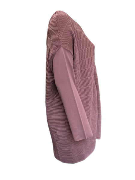 Marina Rinaldi Women's Pink Mille Open Front Cardigan NWT