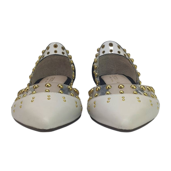 CECELIA New York Women's Black Alabaster Min Balerina Flats #QTK9528 NWT