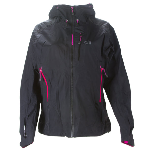 Millet Women's Black LD Trilogy Windbreaker Jacket MIV4783 Sz XL $375 NEW