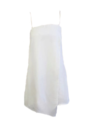 MADISON THE LABEL Women's White Layered Shift Dress #MS0098 X-Small NWT