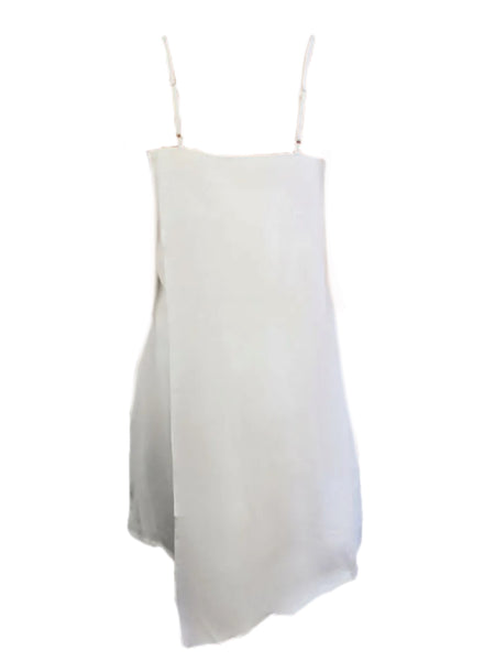 MADISON THE LABEL Women's White Layered Shift Dress #MS0098 X-Small NWT