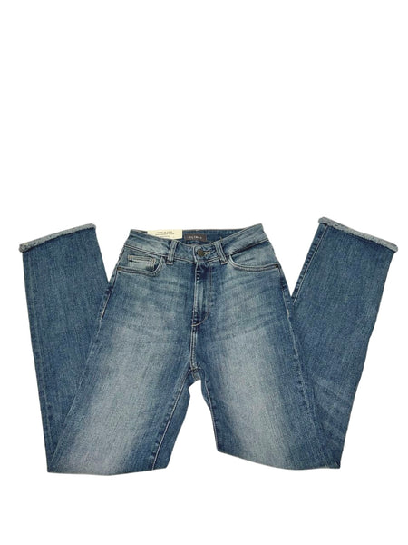 DL1961 Women's Newcastle Mara Ankle High Rise Instasculpt Straight Jeans NWT