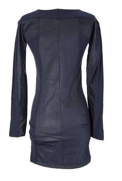 SURFACE TO AIR Women's Navy Melange Noa Dress $310 NEW