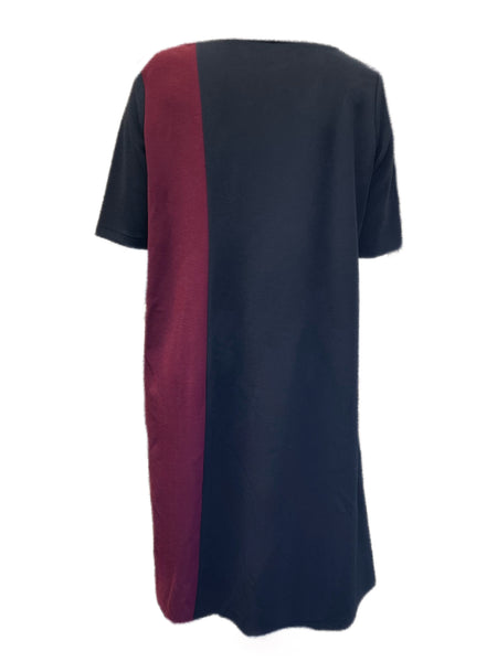 Marina Rinaldi Women's Navy Oil Jersey Dress Size XL NWT