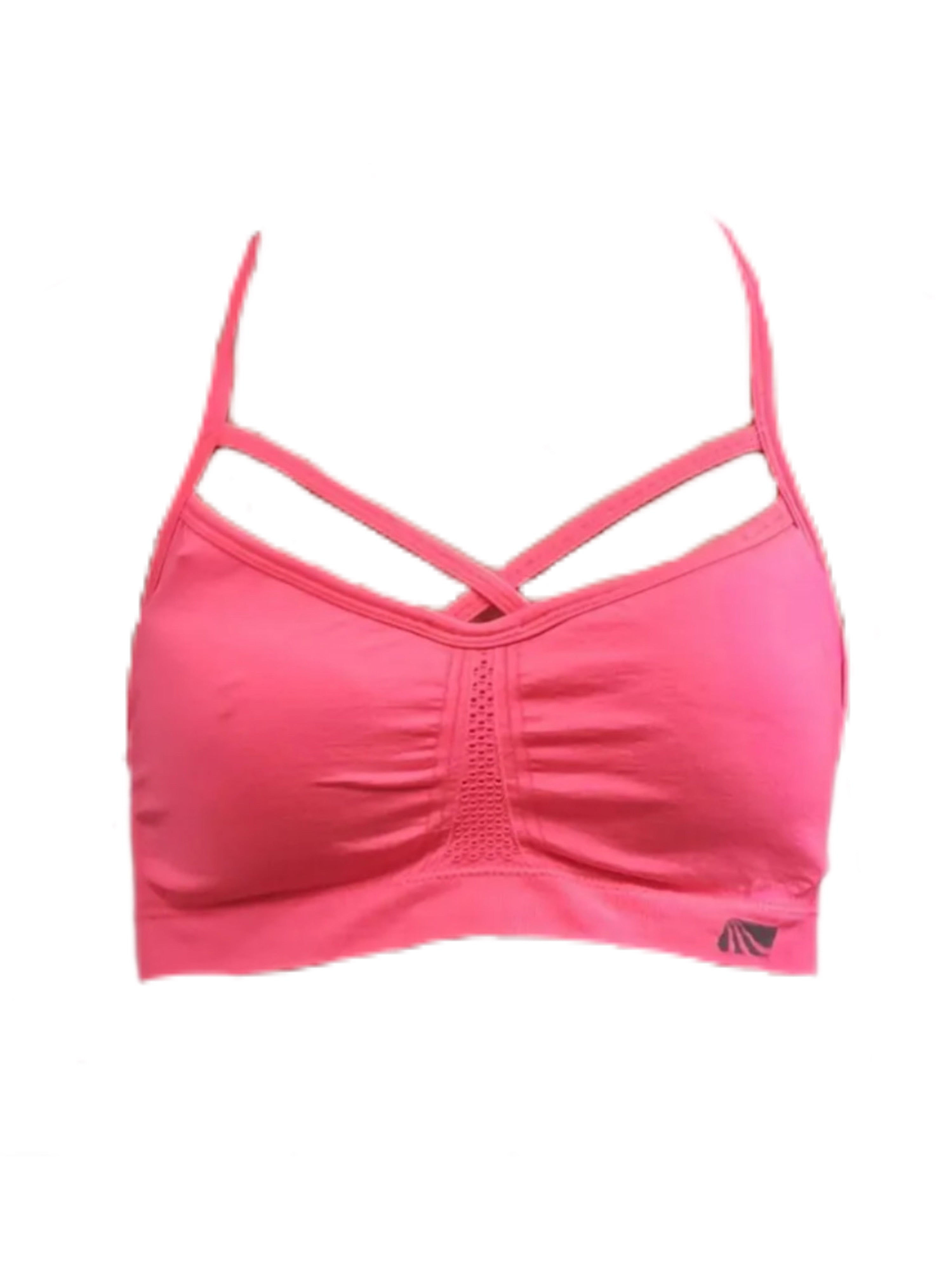 MARIKA Women's Pink Low Impact Raceback Sport Bra #1M Medium NWT – Walk  Into Fashion