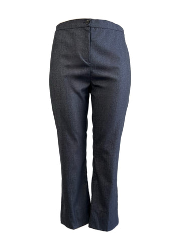 Marina Rinaldi Women's Blue Radice Straight Leg Pants Size 16W/25 NWT