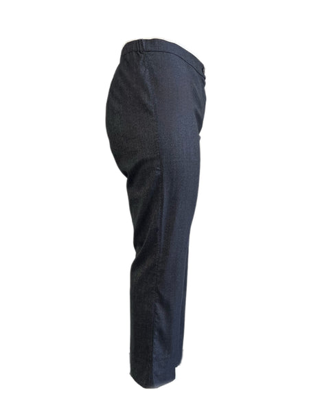 Marina Rinaldi Women's Blue Radice Straight Leg Pants Size 16W/25 NWT