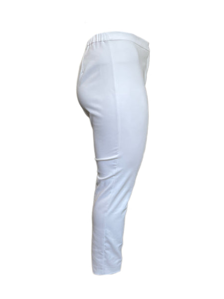 Marina Rinaldi Women's White Raduno Straight Leg Pants Size 14W/23 NWT