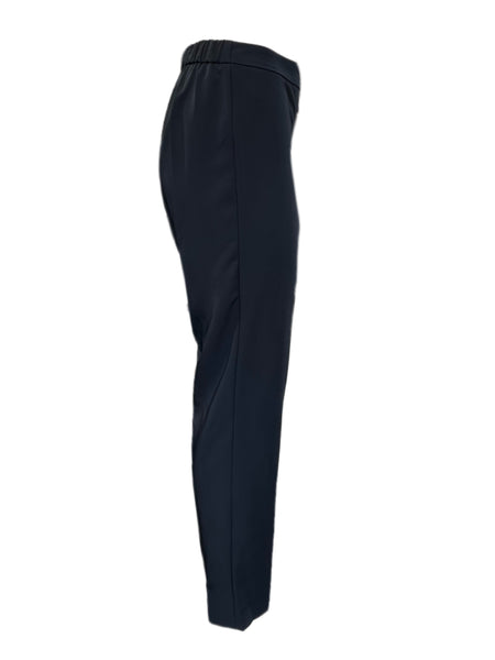 Marina Rinaldi Women's Dark Navy Raid Straight Leg Pants Size 8W/17 NWT
