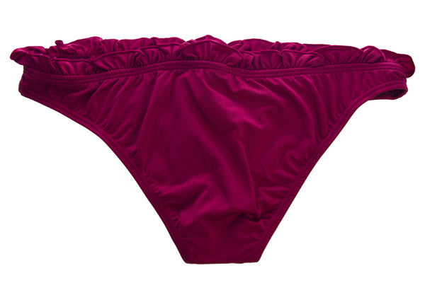 ZINKE Women's Rio Red Ruffle Trim Raigan Trim Bottoms $82 NEW