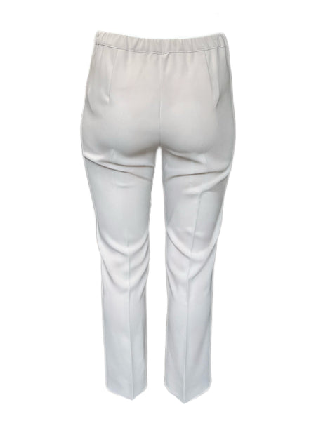 Marina Rinaldi Women's Milk Ravel Straight Leg Pants Size 14W/23 NWT