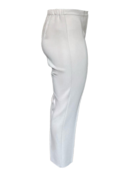 Marina Rinaldi Women's Milk Ravel Straight Leg Pants Size 14W/23 NWT