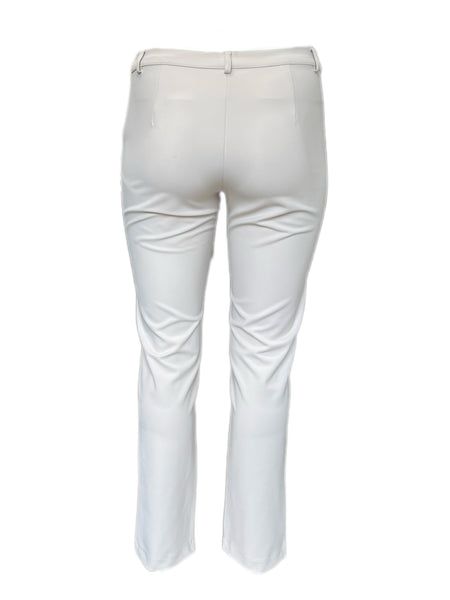 Marina Rinaldi Women's White Ravenna Straight Leg Pants Size 12W/21 NWT
