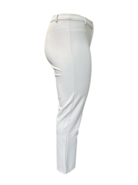 Marina Rinaldi Women's White Ravenna Straight Leg Pants Size 12W/21 NWT