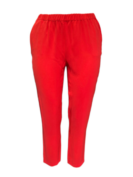 MARINA RINALDI Women's Remoto Elastic Waist Pants $395 NWT