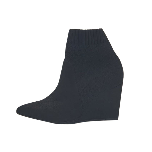 CECELIA New York Women's Black Renata Wedge Boots #QTM0754 NWT
