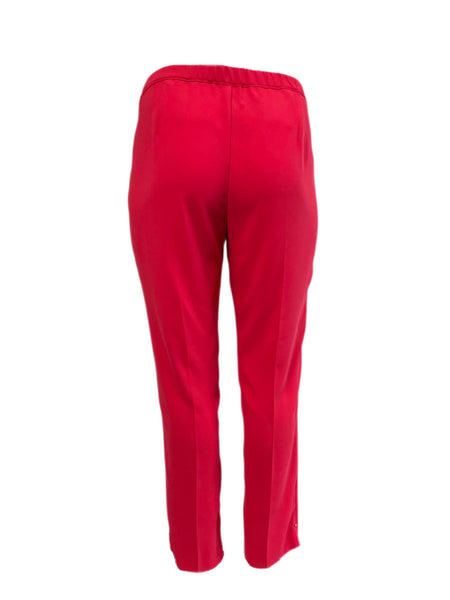 Marina Rinaldi Women's Red Revival Straight Leg Pants Size 18W/27 NWT